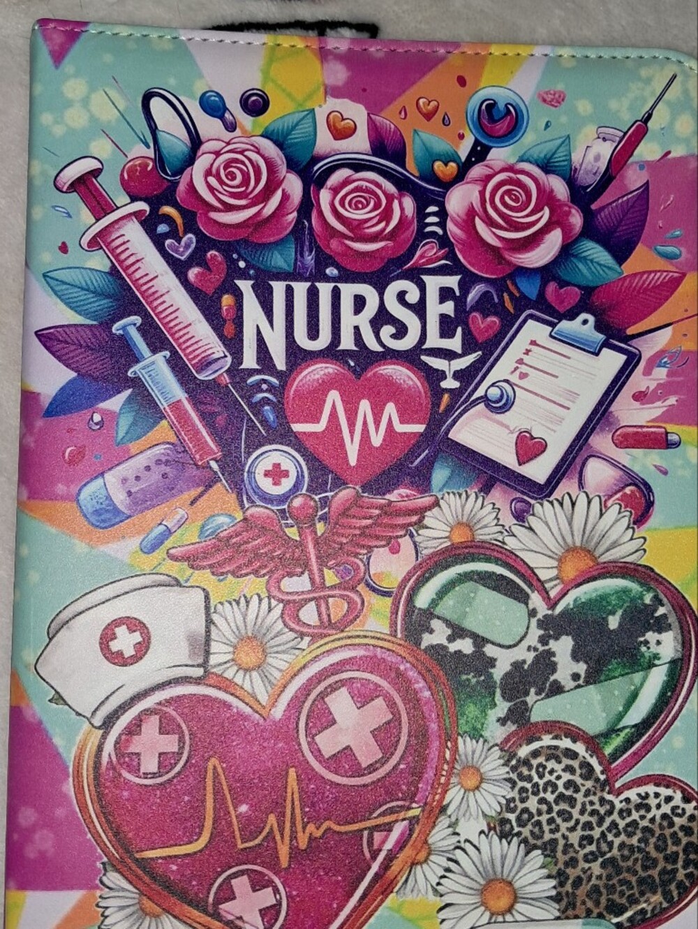 New! A5 NURSE binder Notebook With Acrylic Divider And Matching Paper